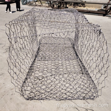 Boîte de gabion hexagonale torsadée Mur de soutènement